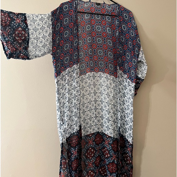 D&Y Boho Festival Kimono Women's Size OS - Picture 2 of 13